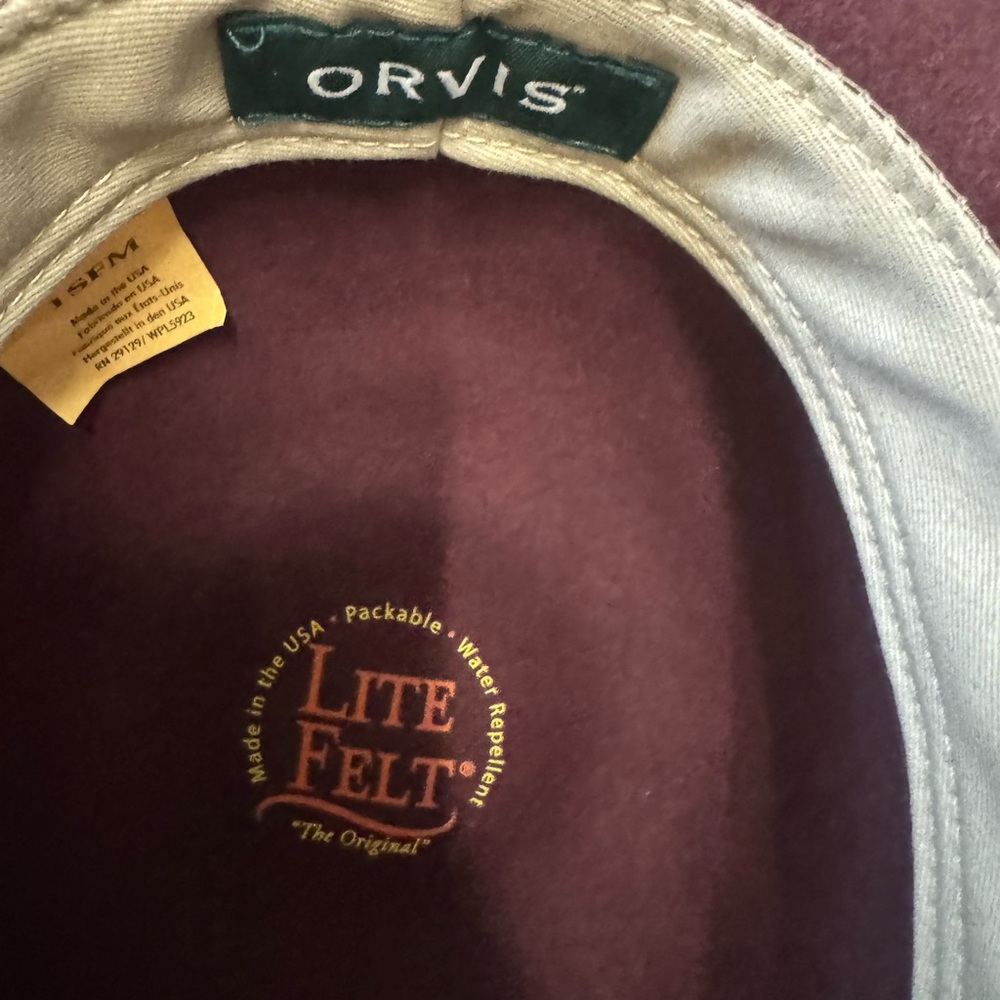 Women’s Orvis Purple Lite Felt Hat
